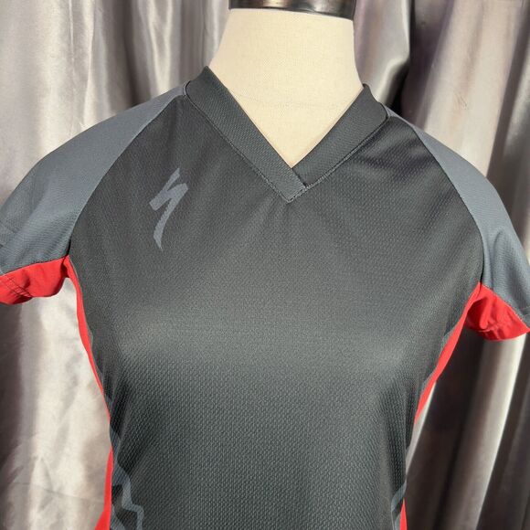 Specialized Women's MTB SS Cycling Jersey Small Black Red Absolute Bikes Andorra - Picture 7 of 14